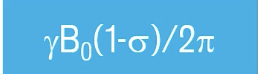 Equation for resonance frequency of nucleus