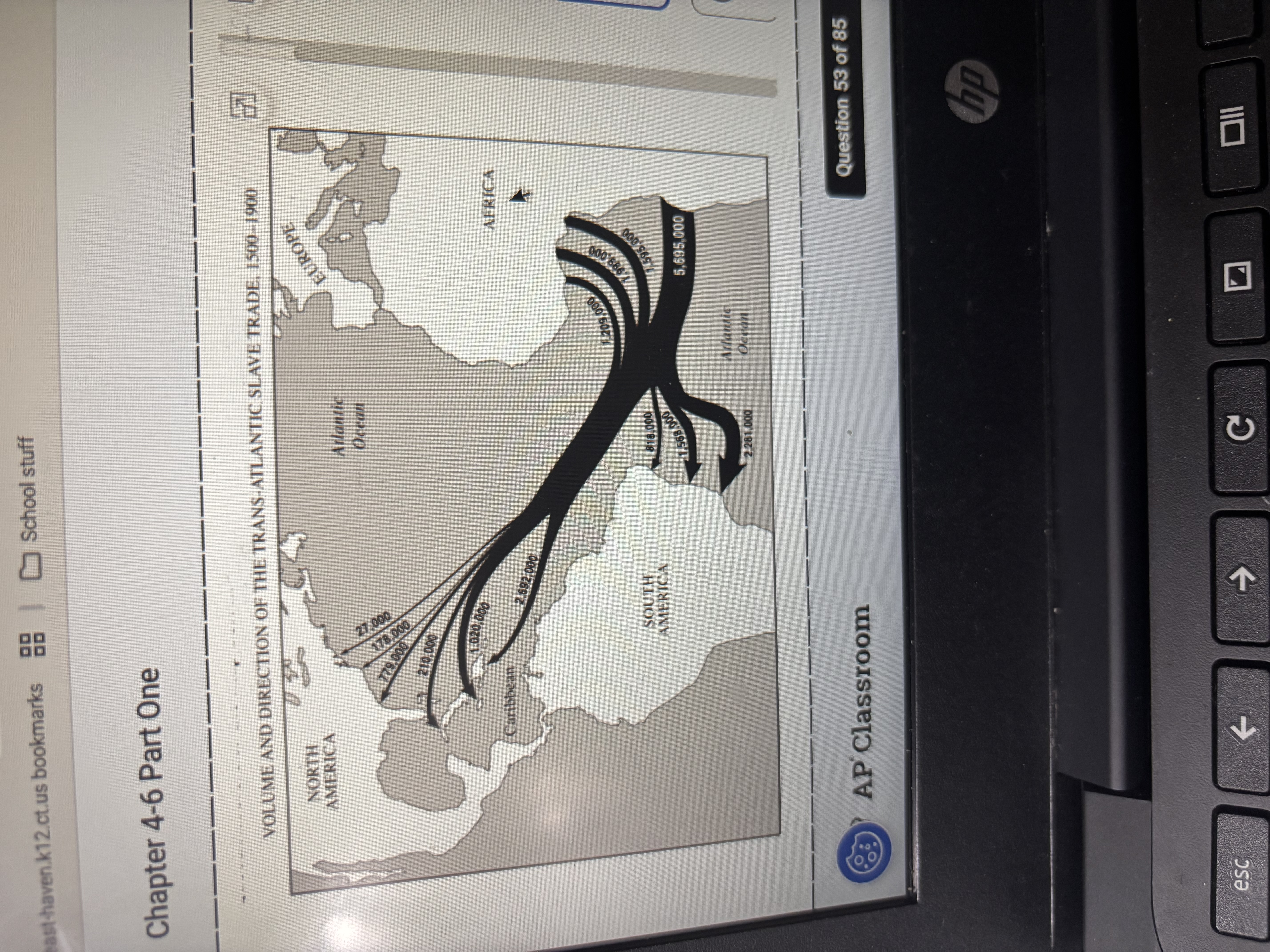 <p>The major pattern in the map best supports which of the following statements </p>