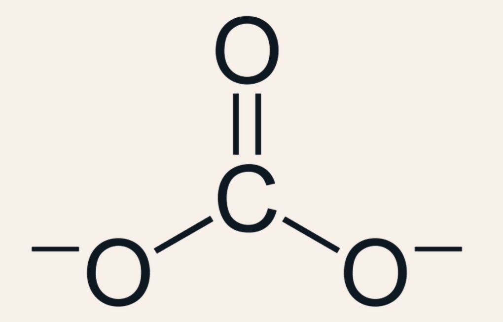 <p>CO<sub>3</sub><sup>2-</sup></p>