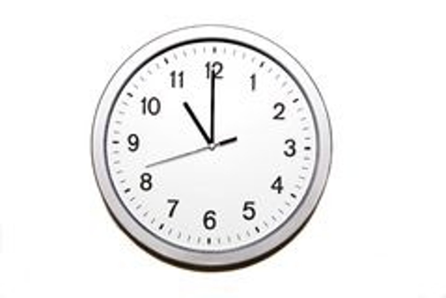 <p>It's 11:00</p>