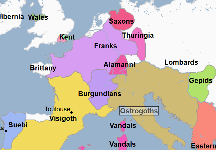 <ul><li><p>King of the Burgundians </p></li><li><p>His brother was Gondioc </p></li></ul><p></p>