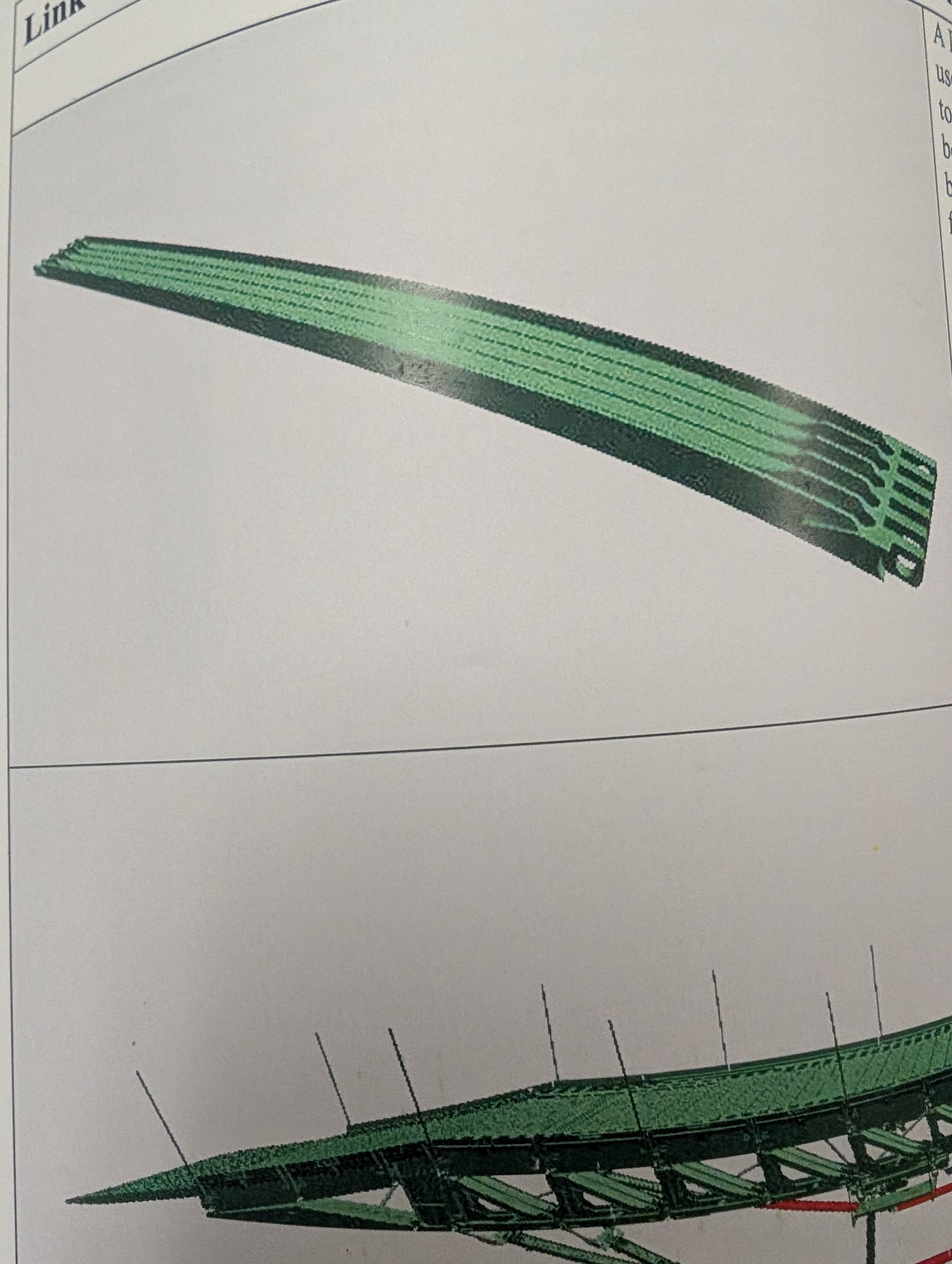 <p>Long reinforcing links</p>