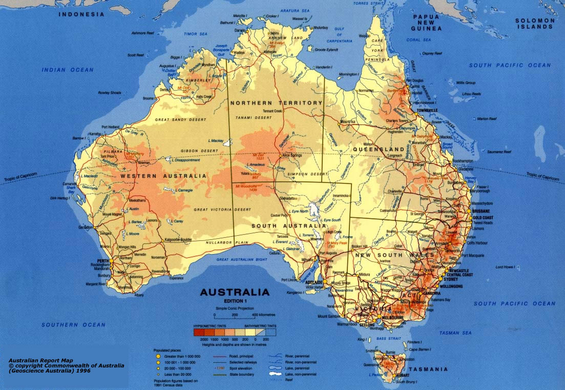 <p>Maps that show the absolute location of places and geographic features.</p>