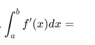 <p>according to fundamental theorem of calculus, <strong><span>∫</span></strong><sup><span> </span></sup><sub><span>a</span></sub><sup><span>b </span></sup><span>f’(x)dx = ?</span></p>