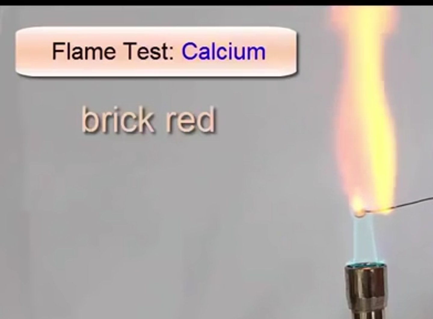 <p>yellow-red flame</p>