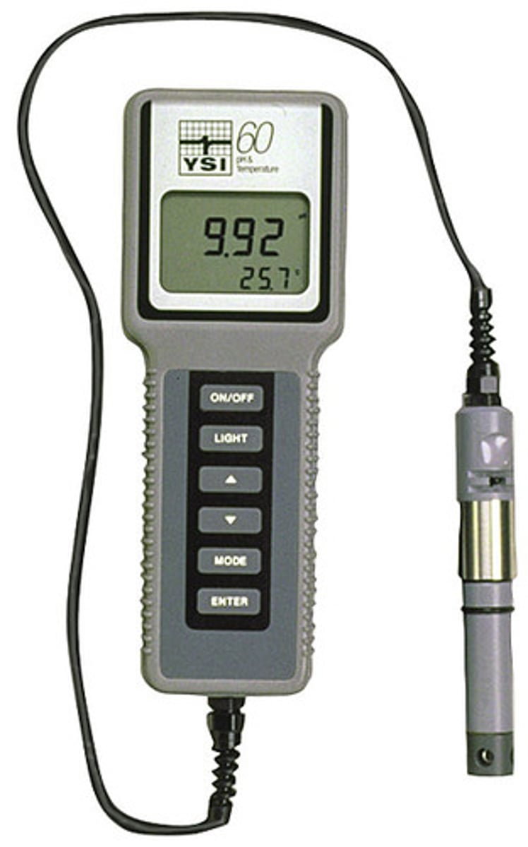 <p>Measures the degree of acidity or the alkalinity of a solution.</p>