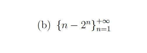 <p>Use the difference a(n+1) − an to show that the given sequence {an} is strictly increasing or</p><p>strictly decreasing.</p>