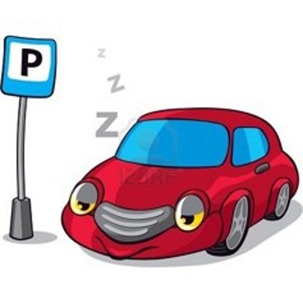 <p>to park</p>