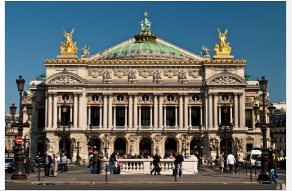 builds opera house in paris (becomes an institution within itself)
he designs it according to how people walk in pairs, spatial and social heriarchy