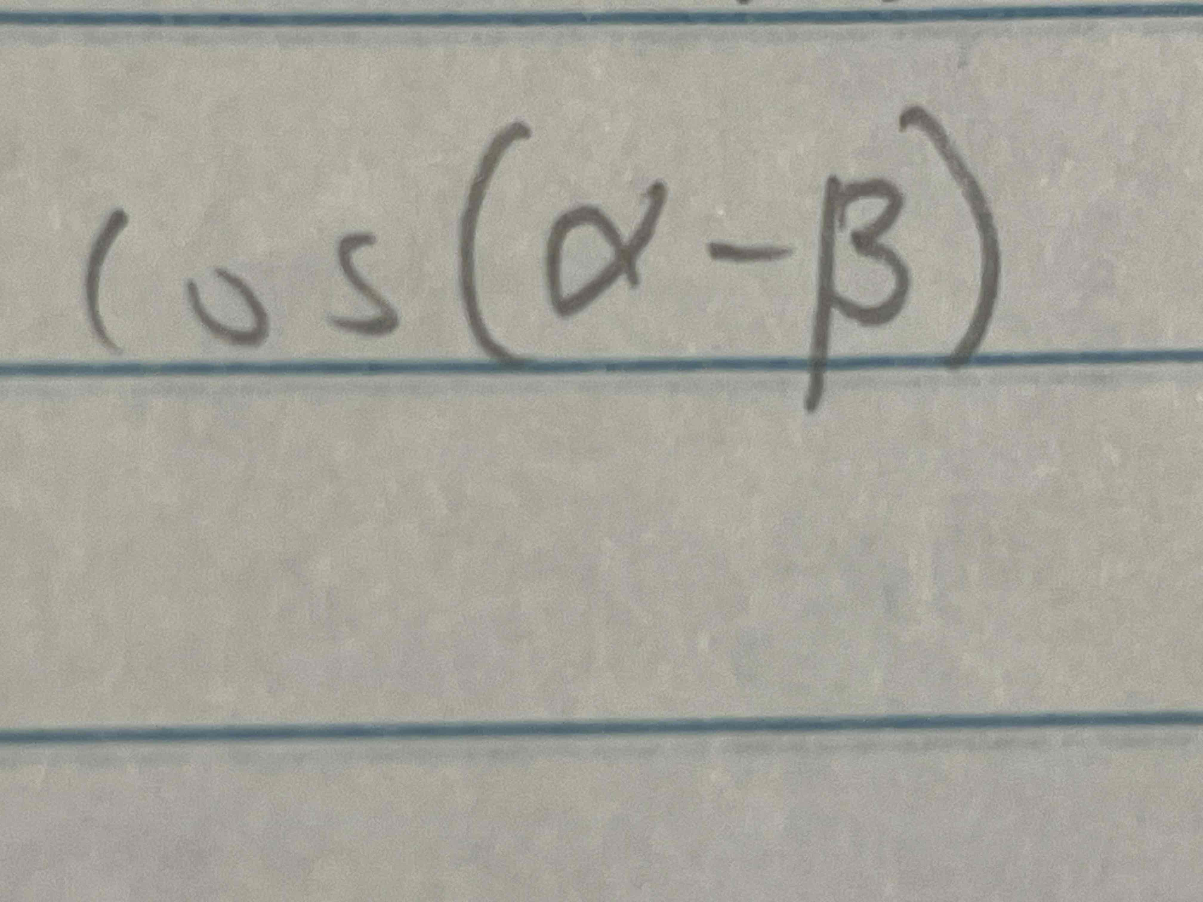 <p>Angle Sum Identity</p>