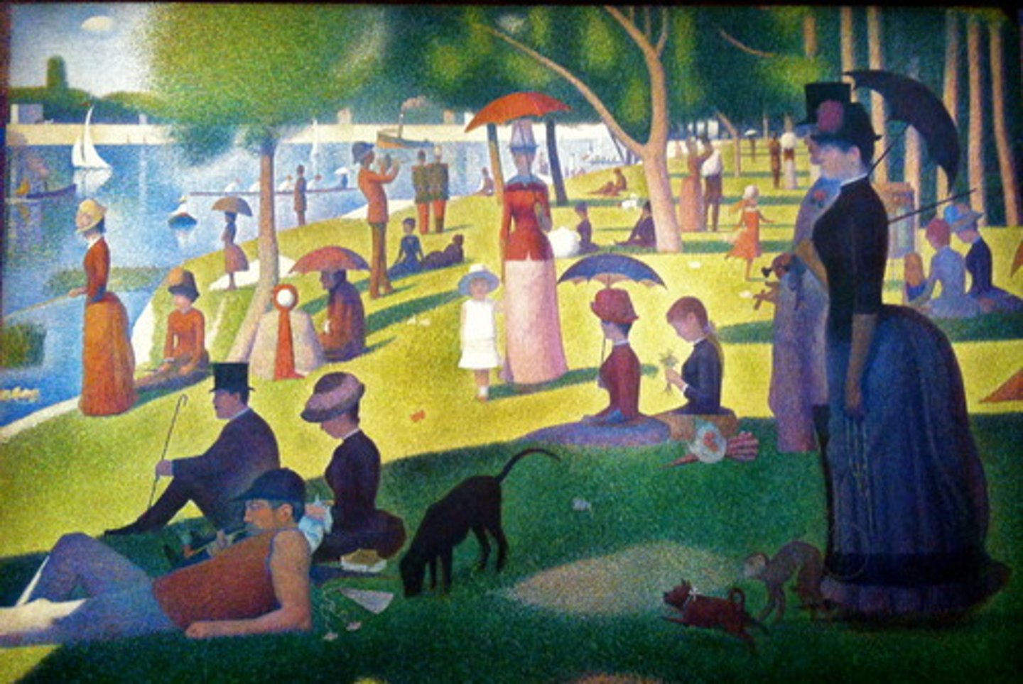 <p>Georges Seurat, "A Sunday on La Grande Jatte", 1884</p>