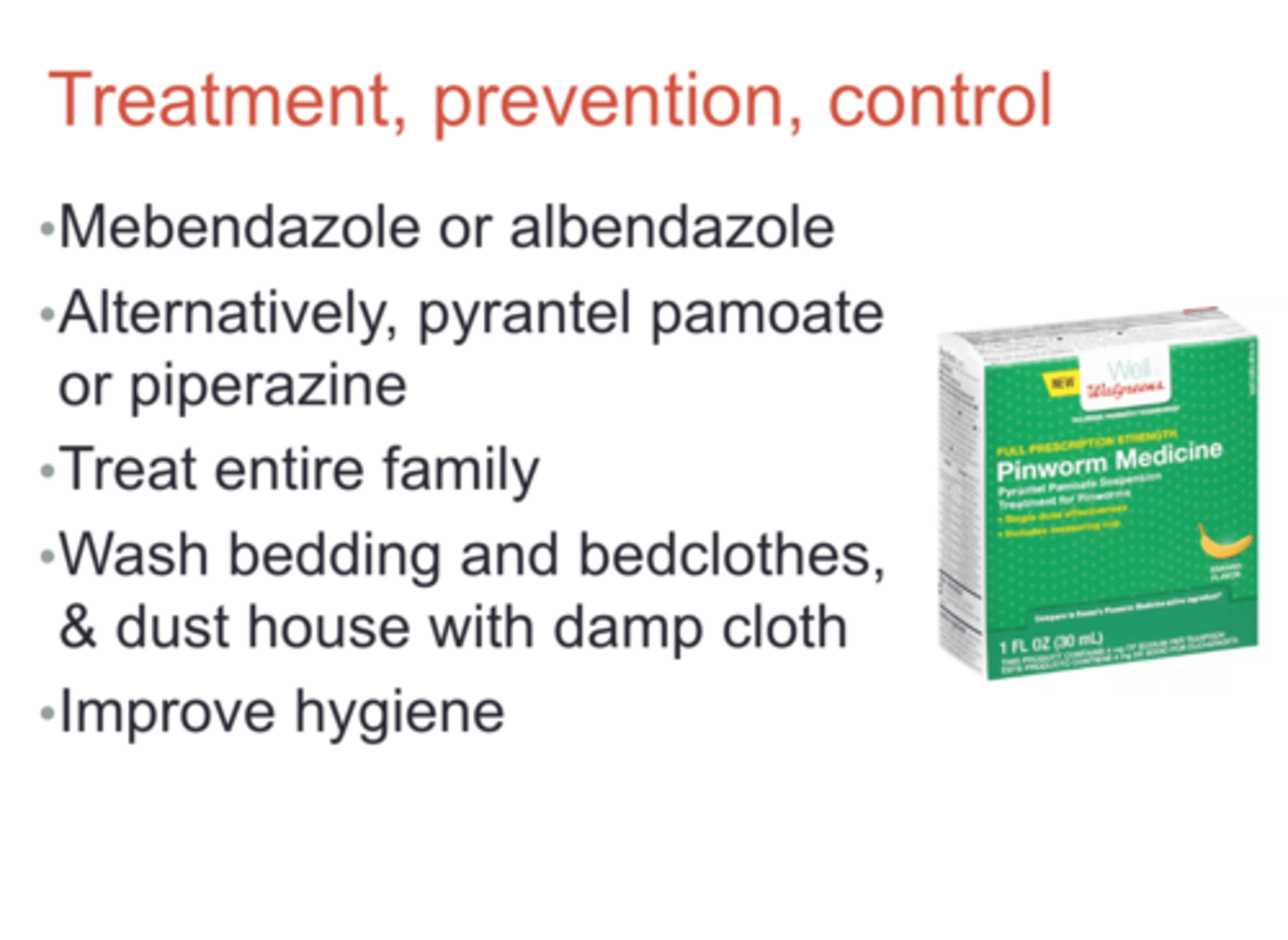 <p>mebendazole</p>