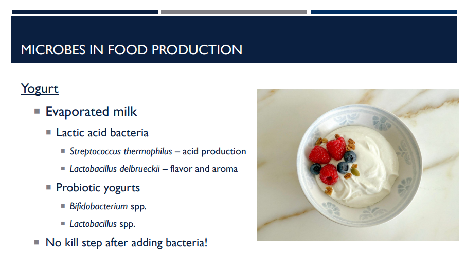 <p>Unlike many foods, yogurt is not pasteurized after fermentation. This means that there is no ____ step after adding bacteria. </p>