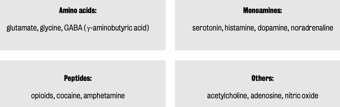 Neurotransmitter classification