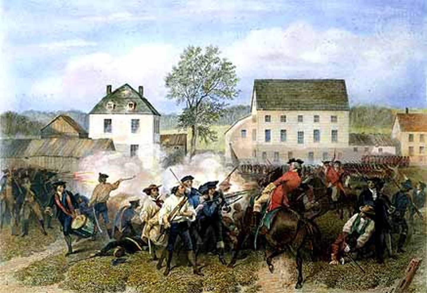 <p>date: apriil 19, 1775</p><p>The Battles of Lexington and Concord were the first military engagements of the American Revolutionary War. The battles were fought on April 19, 1775 in Middlesex County, Province of Massachusetts Bay, within the towns of Lexington, Concord, Lincoln, Menotomy, and Cambridge.</p>