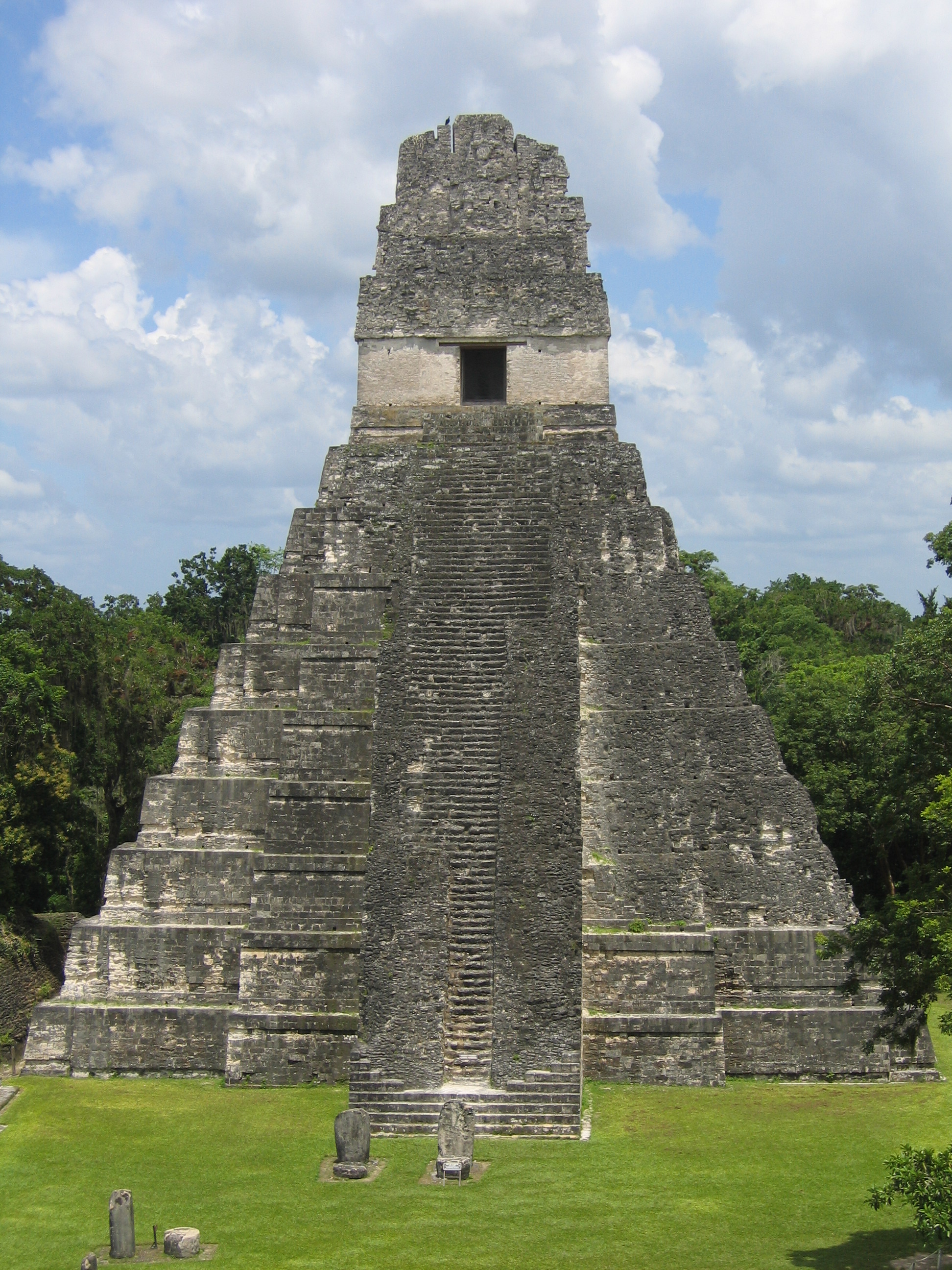 Temple I, Tikal, Guatemala, Maya culture, 734 CE