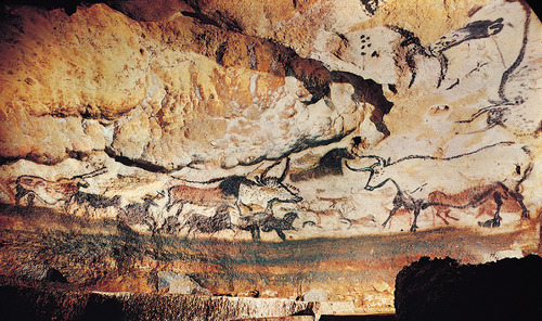 Hall of Bulls, Lascaux, France, Paleolithic, p. 10
