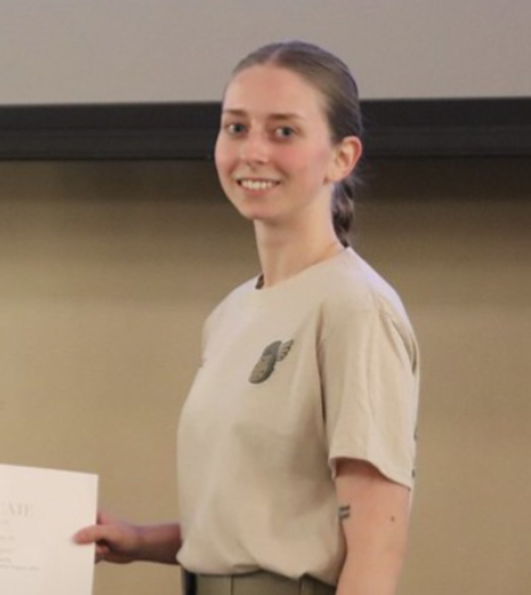 <p>Cadet First Lieutenant Evelina V. Sentypal</p>