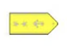 <p>Gold shoulder boards with two silver five pointed stars outboard a silver fouled anchor (O8)</p>