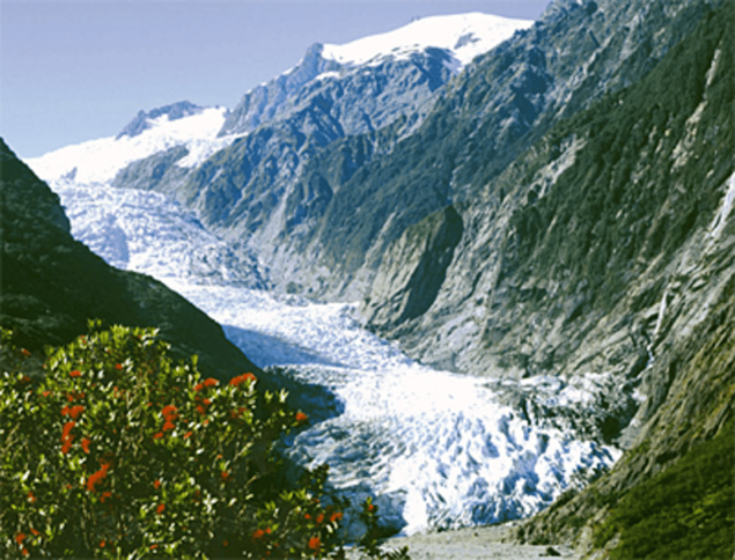 <p>long narrrow glaciers confined by mountains that usually move downhill through valleys already cut by rivers</p>