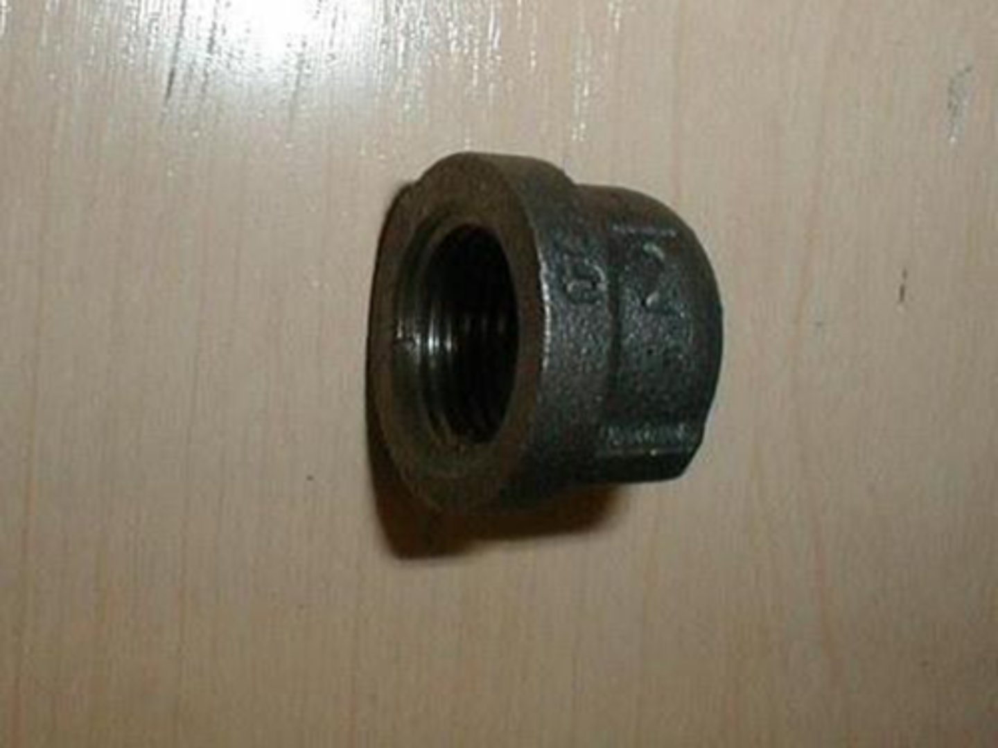 <p>closing the end of the pipe by going over the pipe end</p>