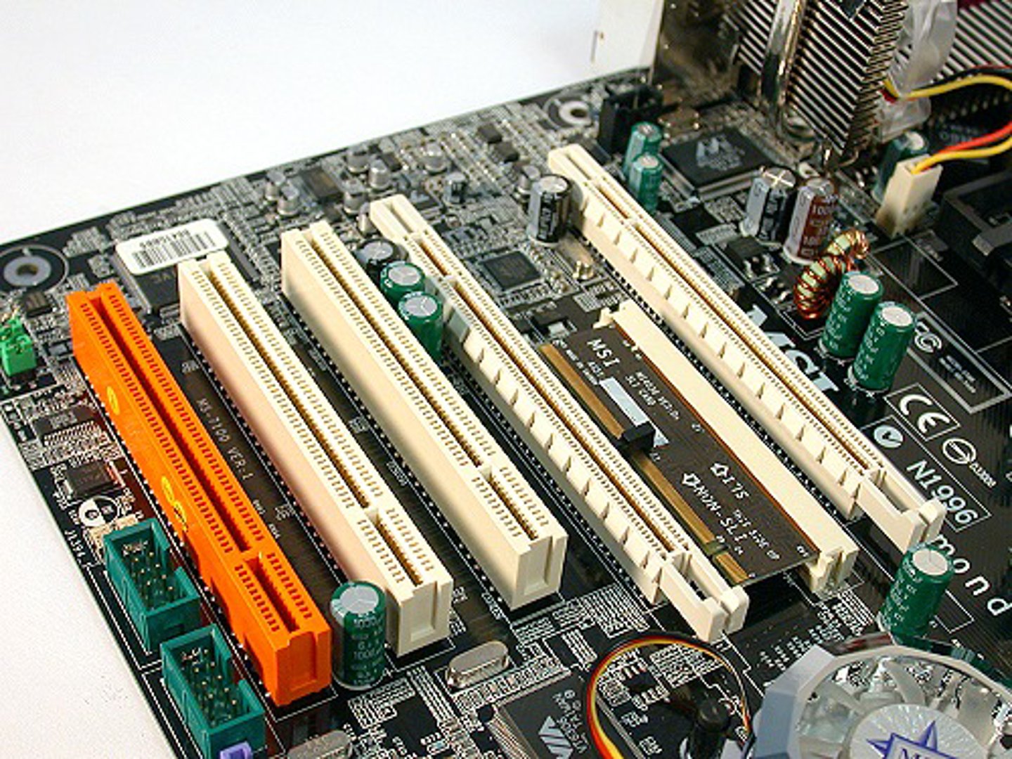 <p>A narrow slot on the motherboard where an expansion card can be inserted. Expansion slots connect to a bus on the motherboard.</p>