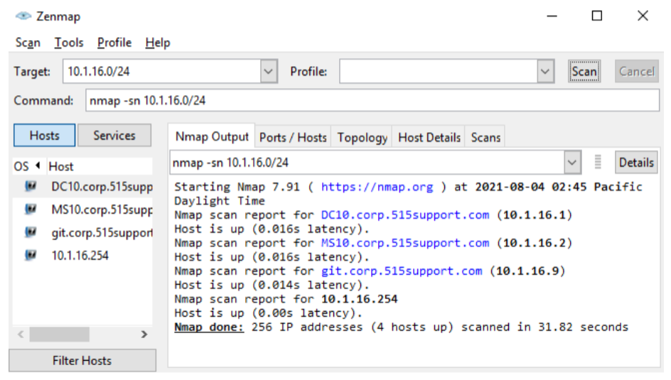 <ul><li><p>Network management tool</p></li><li><p>Server, client, what ports are open, etc</p></li></ul>
