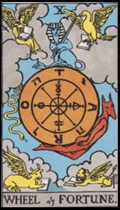 <p>the wheel of fortune</p>