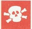 <p>Hazard Symbol with a Skull and Crossbones on it</p>