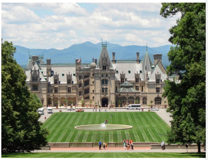 First American architect trained at the Beaux Arts in Paris
built the Biltmore estate