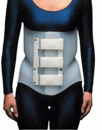 <p>what is the name, type, and purpose of this thoracic orthotic?</p>