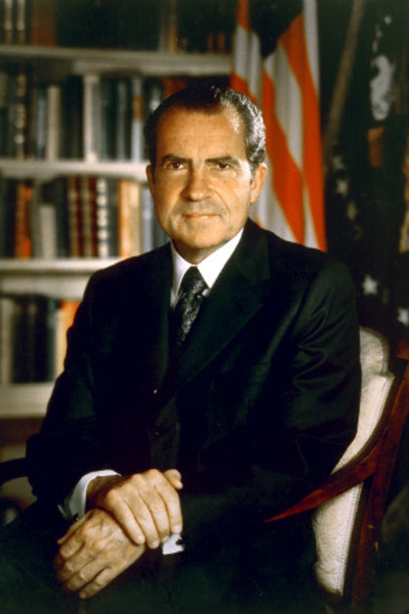 <p>Republican President serving from 1969 until he resigned in 1974. Running a 1968 campaign in which he promised to restore "law and order" and claimed he had a "secret plan" for winning the war in Vietnam, Nixon came to office and claimed to speak for the "silent majority" of Americans who were not protesting. Yet it was difficult to characterize his domestic policies in office, and while Nixon fundamentally altered Cold War policies, he is perhaps most remembered for his cover-up of, and ultimate resignation over, the Watergate Scandal.</p>