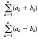 <p>(Summation Notation) Sum/Difference Rule</p>