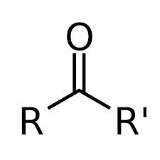 carbon double bonded to an oxygen and two Rs
