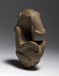 <p>cultural ideas- ceremonial use</p><p>technique- subtractive carving</p>