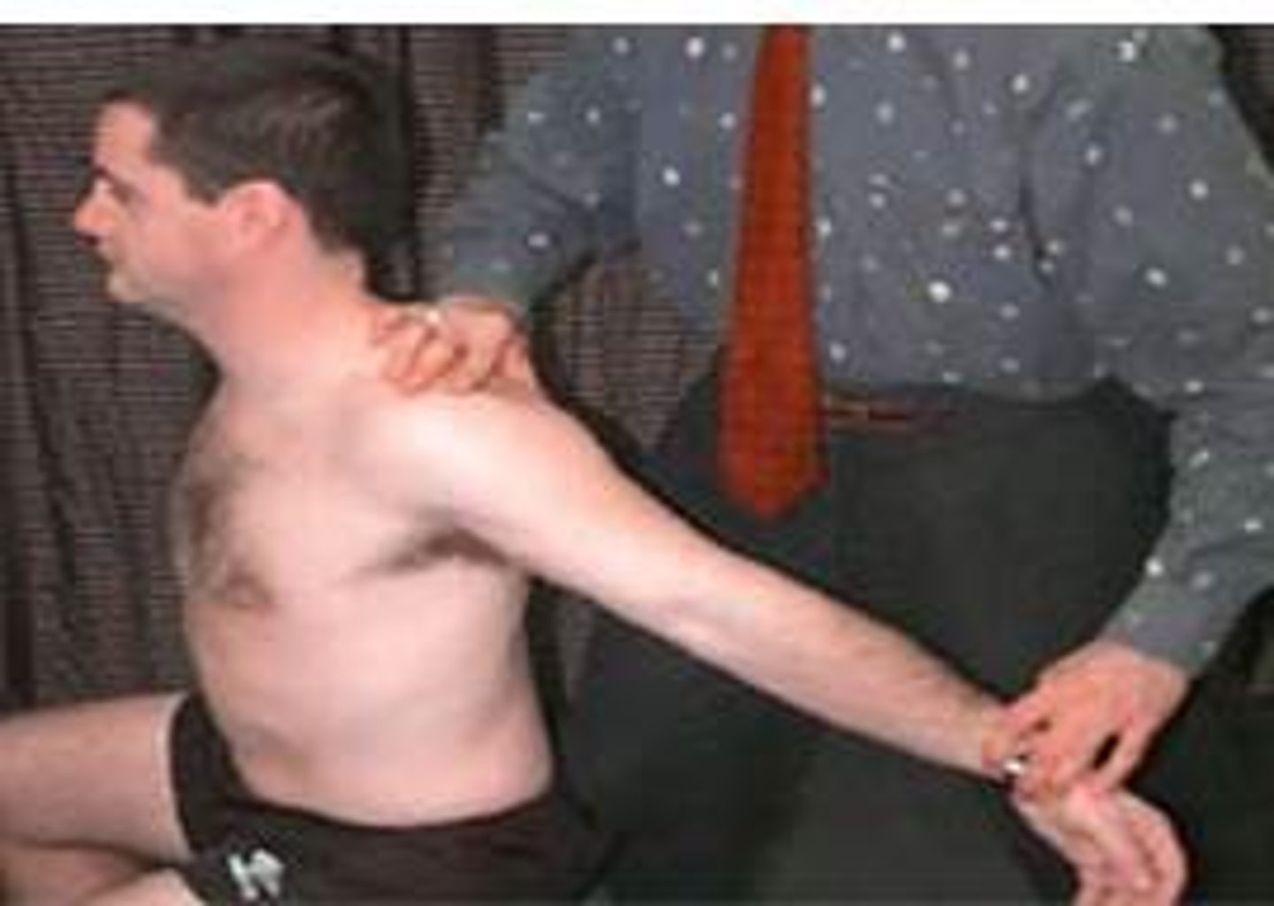<p>Thoracic outlet syndrome</p><p>-pt sitting</p><p>-PT finds radial pulse and moves shoulder down and back</p><p>-neuro/vascular symptoms reproduced in UE</p>