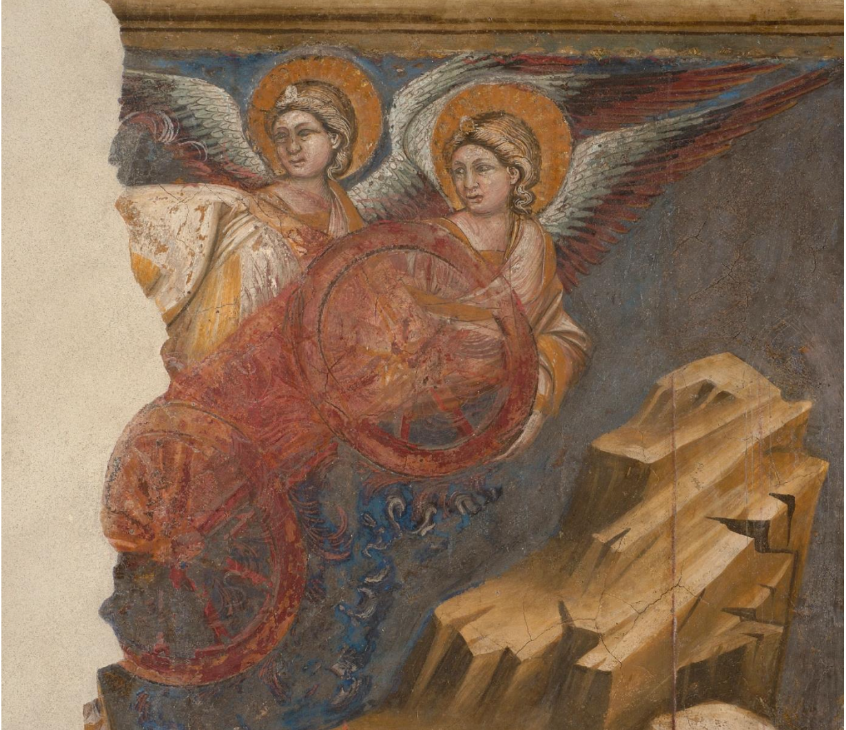 <p>Elijah and the Chariot of Fire - Palatine Chapel of the Da Carrara</p>