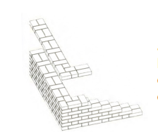 <p>Benennen Sie diesen Mauerwerk-Verband.</p>