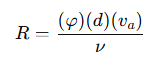 <p>What is this equation for and define the terms</p>