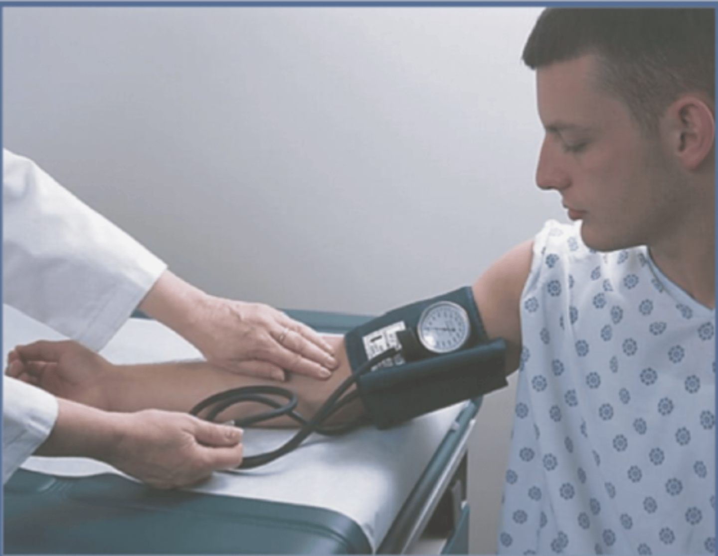 <p>the first sound is the systolic pressure number when you first hear the Korotkoff sounds, then the number when no sounds are heard is the diastolic pressure</p>