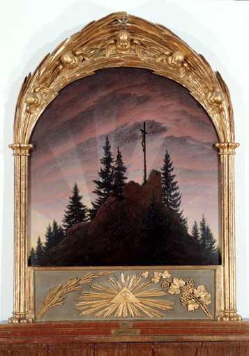 <p>What style was Friedrick, Cross in the Mountains, [Tetschen altarpiece] 1808 created in"?</p>