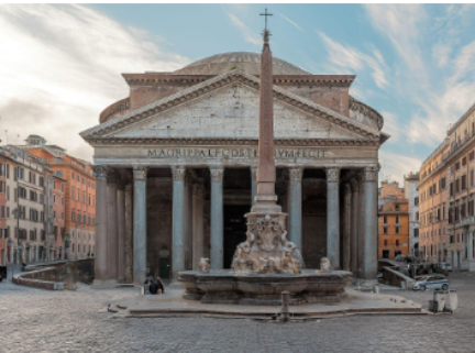 <p>When was The Pantheon made?</p>