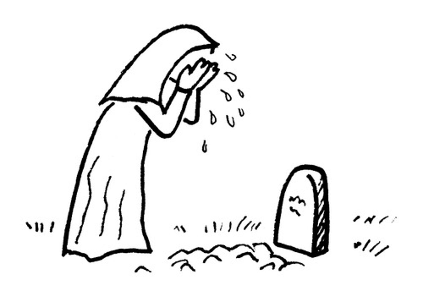 <p>The grief following his father's death is not an act, it is his reality.</p>