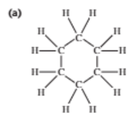 <p>Carbon atoms which form <strong>rings</strong>, and only <strong>single C-C bonds</strong> are present, with the <strong>general formula: C<sub>n</sub>H<sub>2n</sub></strong></p><ul><li><p><u>Eg. Cyclohexane (</u><strong><u>C<sub>6</sub>H<sub>12</sub></u></strong><u>)</u></p></li></ul><p></p>