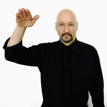<p><span style="font-size: medium">shows the height of a person as they grow up. Put your hand out in front of you, palm down. Lift the hand upward in a smooth steady motion.</span></p>