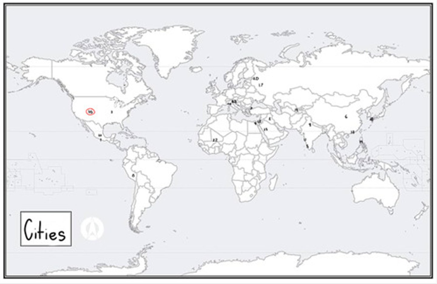 <p>What is #16? (cities)</p>