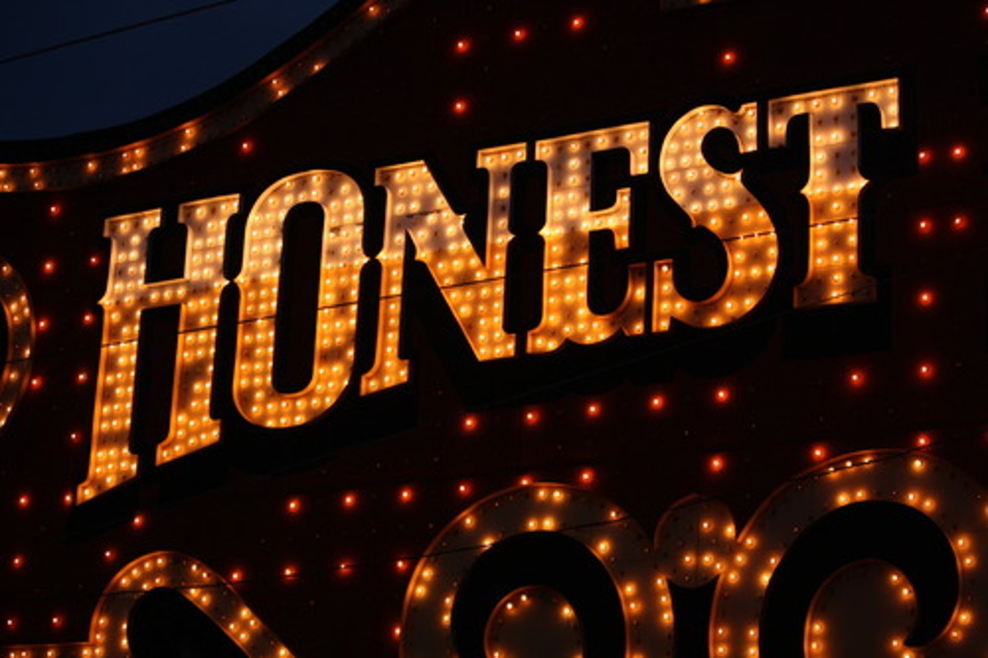 <p>honest</p>