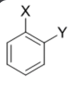 <p>Ortho meta or para</p>