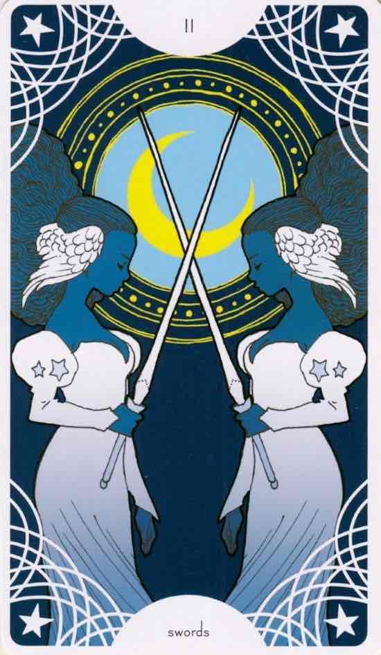 <p>Two of Swords</p>