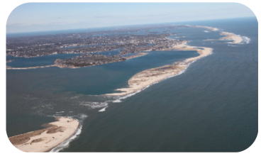 * Coastal depositional landform
* Off-shore island which is typically tide-dominated